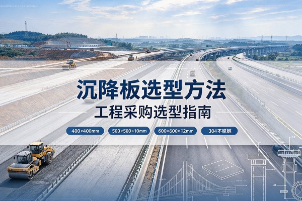 兰陵沉降板选择方法