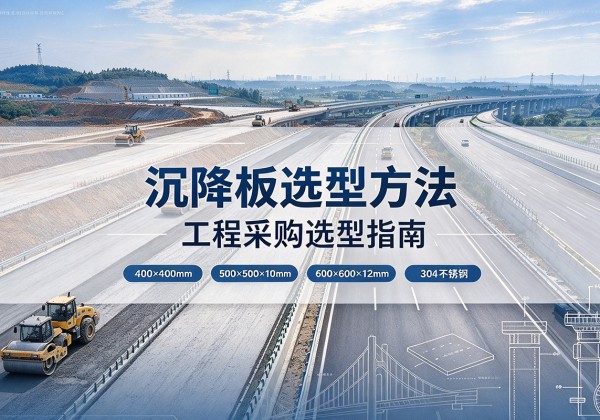 兰陵沉降板选择方法